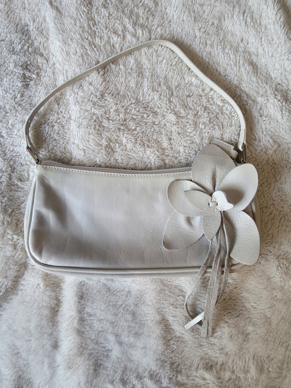 Y2k Nordstrom Private Label Italy Mini Shoulder Bag With Flower